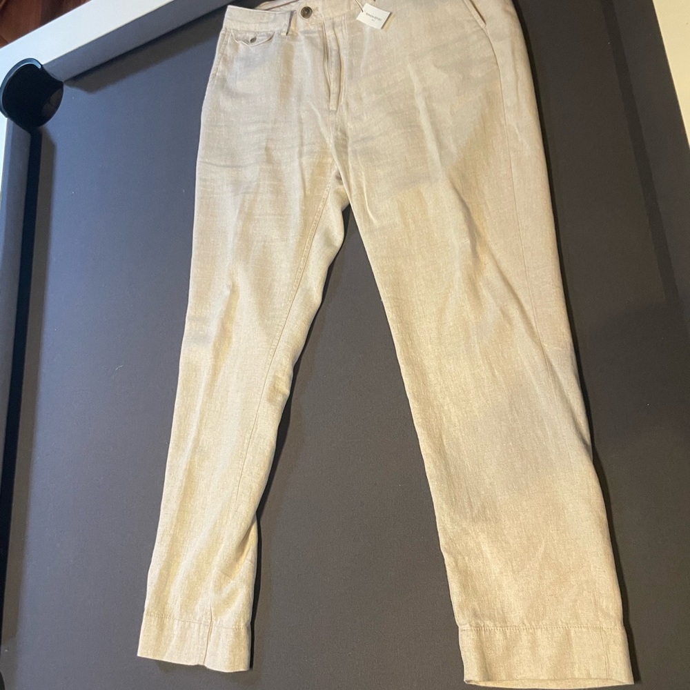 Banana Republic linen pants- Flax 34x32